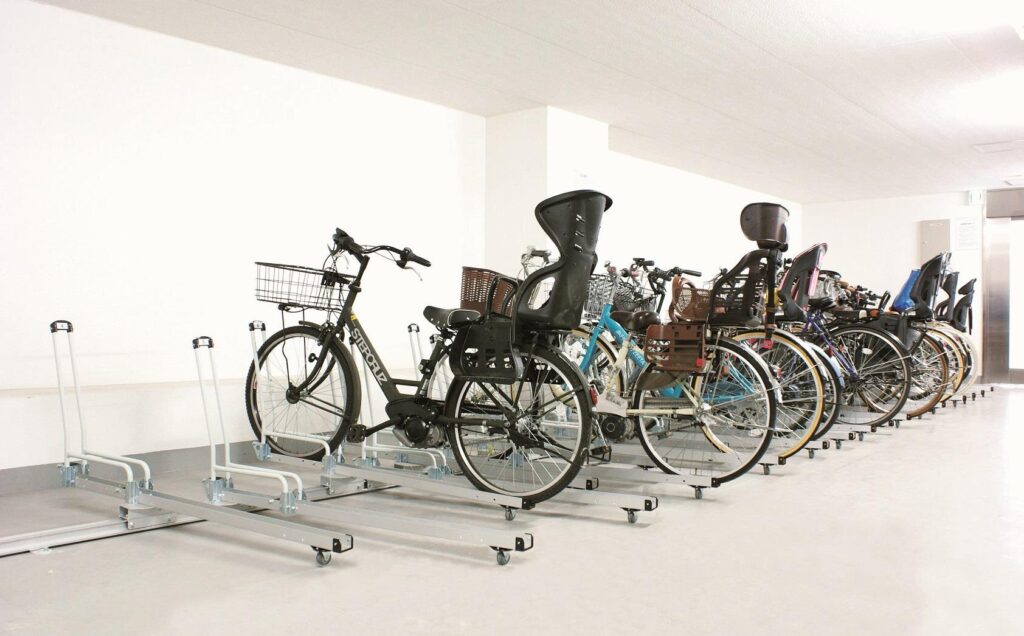 スライド式自転車ラック：エニイスライド BC-OSF