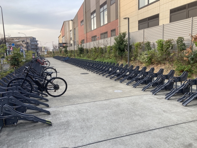 平面式の駐輪場