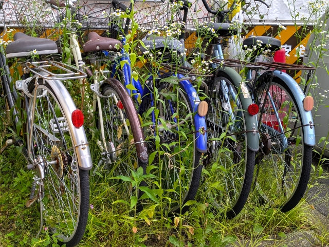 放置自転車