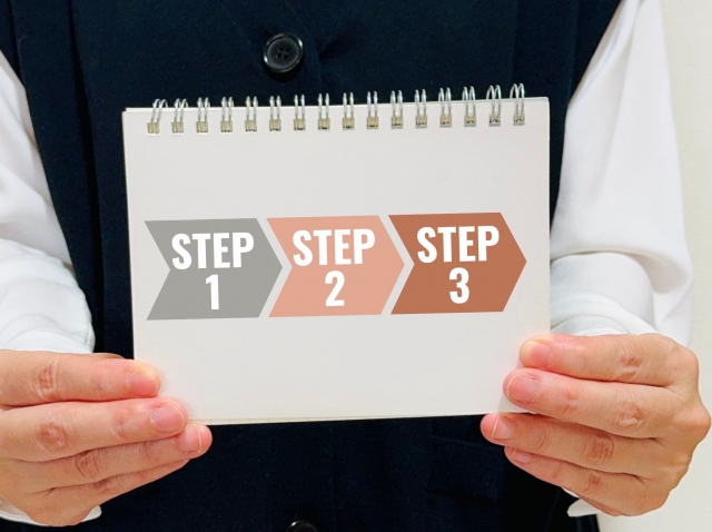 ステップ１２３