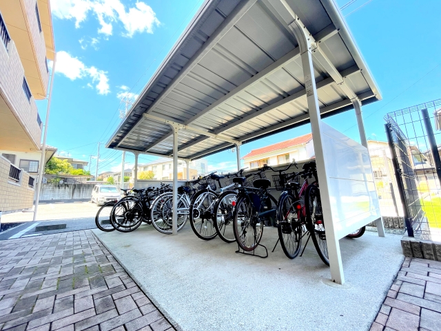 マンションの駐輪場