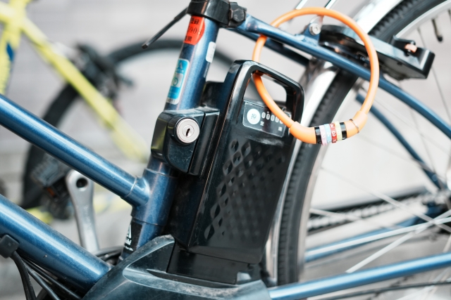 電動アシスト自転車のロック