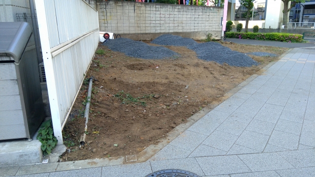 住宅街にある変形地