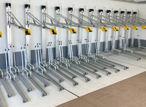 上段昇降式自転車ラック