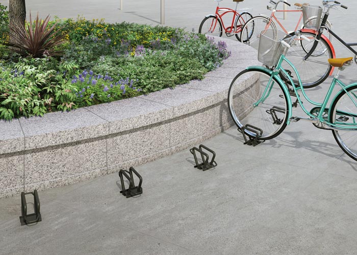 独立スタンドタイプの自転車ラック