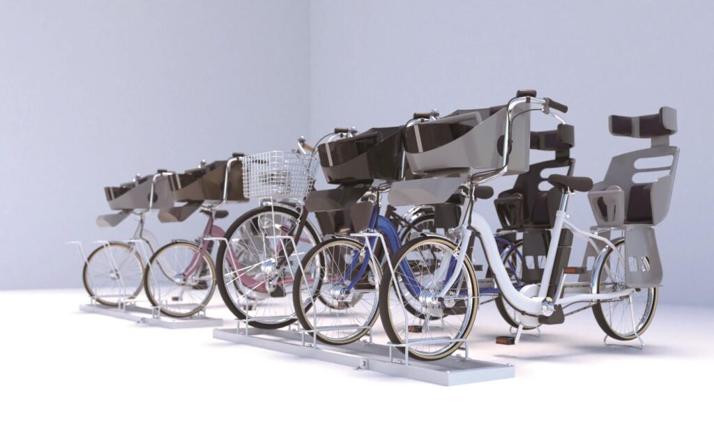 BC-450L（3人乗りタイプ）自転車ラック