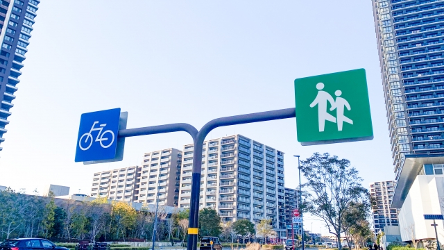 区画整理の標識